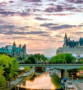 Ottawa at sunset