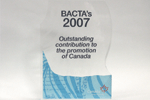 2007 - Outstanding Contribution to the Promotion of Canada