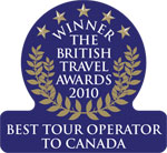 2010 - Best Tour Operator to Canada