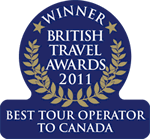 2011  - Best Tour Operator to Canada