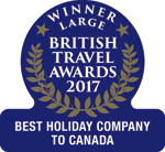 2017 - Gold Best Holiday Company to Canada (Large)