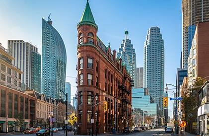 The Flatiron Building in Toronto