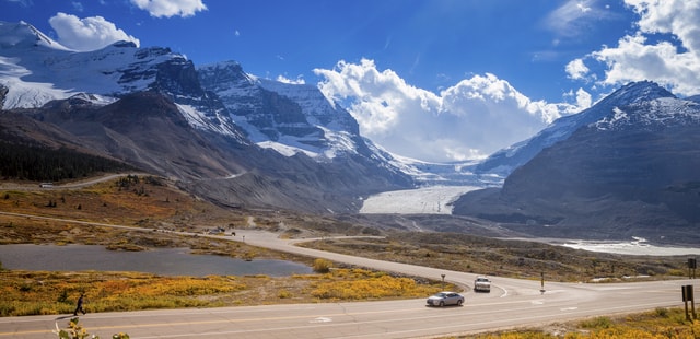 The stunning Icefields Parkway