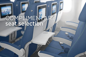 Compliementary seat selection on our Canadian flights